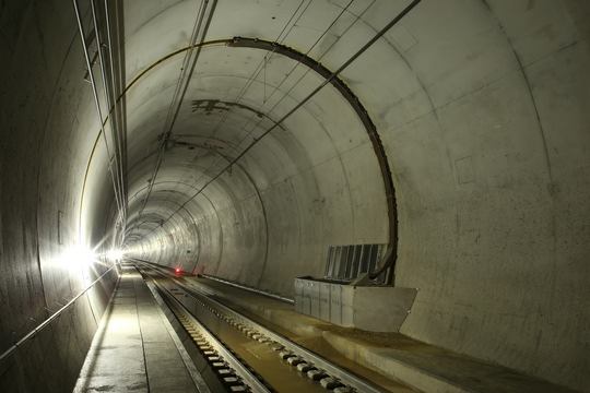 Le tunnel de base du Lotschberg sera une nouvelle fois en travaux cette année